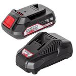 Casa si Gradina - Electrice - Accesorii electrice - Baterii, acumulatori si incarcatoare - Set incarcator si acumulator Li-ion 20V 2Ah 1h pentru RDP-R20, Raider 032120 - Infinity.ro