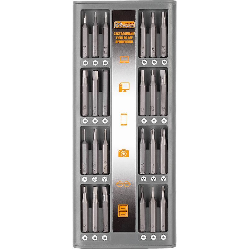 Casa si Gradina - Constructii - Scule de mana si unelte - Surubelnite - Trusa surubelnita mini cu 48 varfuri, Richmann Exclusive - Infinity.ro