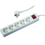 Casa si Gradina - Electrice - Accesorii electrice - Prelungitoare, triple, fise - Prelungitor cu 5 prize, 1.5mx1.5mm, cu intrerupator, Makalon, 700761 - Infinity.ro