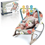 Casa si Gradina - Mobilier - Mobilier copii - Balansoare, leagane si hamace - Balansoar si scaun electric 3 in 1 pentru bebelusi, VisionHub®, Multifunctional cu Cantece si vibratii linistitoare - Infinity.ro