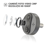 Casa si Gradina - Electrice - Smart Home - Centrale si module smart home - Vizor Video Inteligent Wi-Fi cu Sonerie, Interfon cu Camera HD 1080P, VisionHub®, 2MP, Ecran LCD 4.3-inch, Viziune 24/24 - Infinity.ro