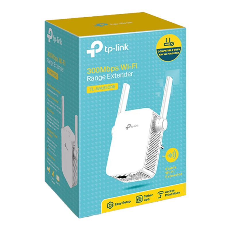 PC, gaming si accesorii - Retelistica - Wireless - Acces Point-uri - Wireless Range Extender Wi-Fi TP-LINK, TL-WA855RE, Wi-Fi 4  TL-WA855RE - Infinity.ro