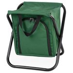 Sport si Outdoor - Camping - Mobilier pentru camping - Scaune camping - Scaun pliabil, gradina, camping, pescuit, cu geanta termoizolanta, verde, max 150 kg, 32x27x34 cm, Strend Pro - Infinity.ro