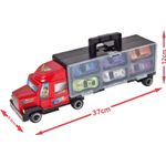 Jucarii, Copii si Bebe - Jucarii si jocuri - Vehicule si jucarii cu telecomanda - Utilaje constructie de jucarie - Camion cu rampa de iesire si 6 masinute - Infinity.ro