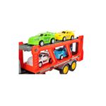 Jucarii, Copii si Bebe - Jucarii si jocuri - Vehicule si jucarii cu telecomanda - Utilaje constructie de jucarie - Camion cu platforma si 4 masinute incluse, cu sunete si lumini, 37 cm, MalPlay - Infinity.ro