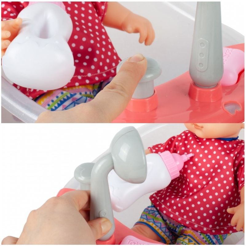 Jucarii, Copii si Bebe - Jucarii si jocuri - Papusi si accesorii - Papusi - Bebelus MalPlay, cu Dus si Cada cu Pompita, Functionale si Accesorii Baie - Infinity.ro