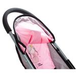 Jucarii, Copii si Bebe - Jucarii si jocuri - Papusi si accesorii - Carucioare papusi si accesorii - Carucior pentru papusi Little Princess roz-gri - Infinity.ro