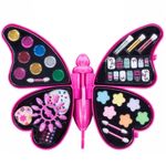 Jucarii, Copii si Bebe - Jucarii si jocuri - Jucarii de rol - Frumusete, bijuterii si accesorii fetite - Trusa de machiaj Malplay, pentru fetite in forma de fluture, Roz - Infinity.ro