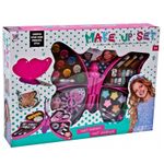 Jucarii, Copii si Bebe - Jucarii si jocuri - Jucarii de rol - Frumusete, bijuterii si accesorii fetite - Trusa de machiaj Malplay, pentru fetite in forma de fluture, Roz - Infinity.ro