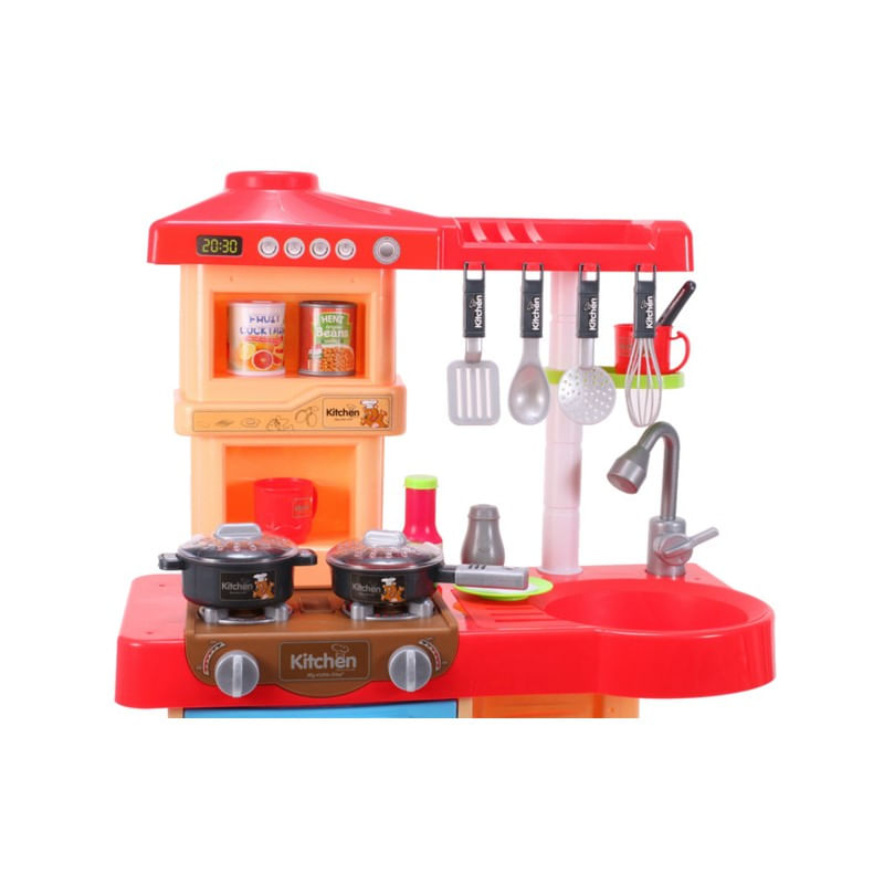 Jucarii, Copii si Bebe - Jucarii si jocuri - Jucarii de rol - Bucatarii copii - Bucatarie interactiva MalPlay pentru copii cu lumini si sunete, Cuptor, Masina de spalat vase, Hota - Infinity.ro