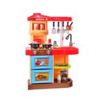 Jucarii, Copii si Bebe - Jucarii si jocuri - Jucarii de rol - Bucatarii copii - Bucatarie interactiva MalPlay pentru copii cu lumini si sunete, Cuptor, Masina de spalat vase, Hota - Infinity.ro