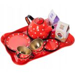 Jucarii, Copii si Bebe - Jucarii si jocuri - Jucarii de rol - Bucatarii copii - Set de ceai cu 16 accesorii, Malplay 107877 - Infinity.ro