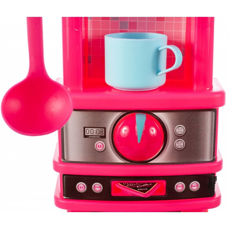 Jucarii, Copii si Bebe - Jucarii si jocuri - Jucarii de rol - Bucatarii copii - Bucatarie pentru fetite MalPLay cu electrocasnice si accesorii, lumini si sunete, inaltime 87 cm - Infinity.ro