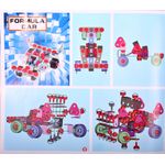Jucarii, Copii si Bebe - Jucarii si jocuri - Jucarii de rol - Ateliere si bancuri de lucru - Set unelte constructor + bormasina 280 elemente, Malplay 101648 - Infinity.ro