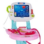 Jucarii, Copii si Bebe - Jucarii si jocuri - Jucarii de rol - Set joaca doctor - Set medical pentru fete, MalPlay, Ecograf cu sunete si lumini, accesorii incluse, Roz - Infinity.ro