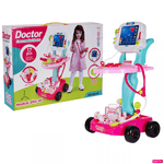Jucarii, Copii si Bebe - Jucarii si jocuri - Jucarii de rol - Set joaca doctor - Set medical pentru fete, MalPlay, Ecograf cu sunete si lumini, accesorii incluse, Roz - Infinity.ro