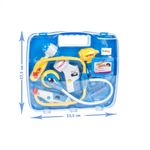 Jucarii, Copii si Bebe - Jucarii si jocuri - Jucarii de rol - Set joaca doctor - Trusa medicala cu sunete si lumini Micul doctor Blue - Infinity.ro