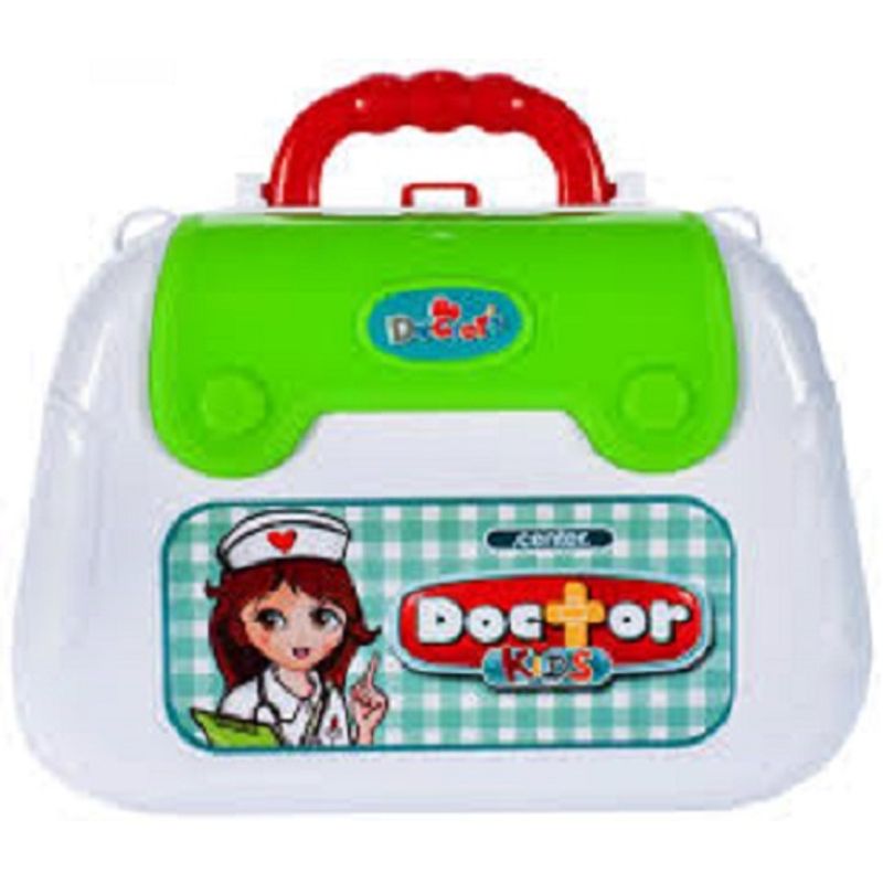 Jucarii, Copii si Bebe - Jucarii si jocuri - Jucarii de rol - Set joaca doctor - Trusa de doctor 2 in 1 MalPlay, Geanta portabila cu accesorii doctor pentru copii - Infinity.ro