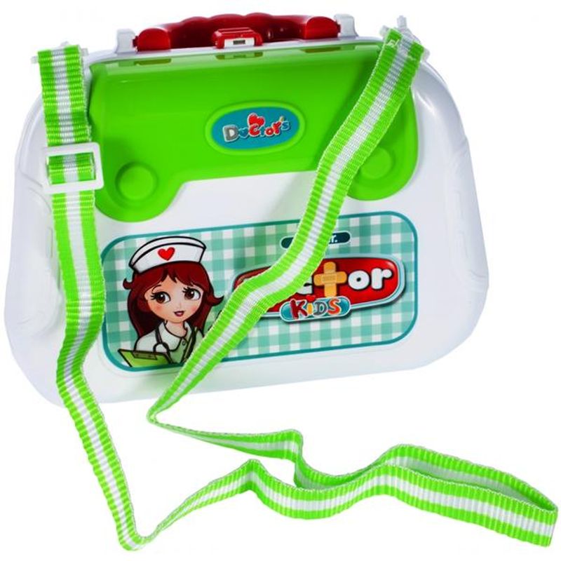 Jucarii, Copii si Bebe - Jucarii si jocuri - Jucarii de rol - Set joaca doctor - Trusa de doctor 2 in 1 MalPlay, Geanta portabila cu accesorii doctor pentru copii - Infinity.ro