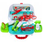 Jucarii, Copii si Bebe - Jucarii si jocuri - Jucarii de rol - Set joaca doctor - Trusa de doctor 2 in 1 MalPlay, Geanta portabila cu accesorii doctor pentru copii - Infinity.ro