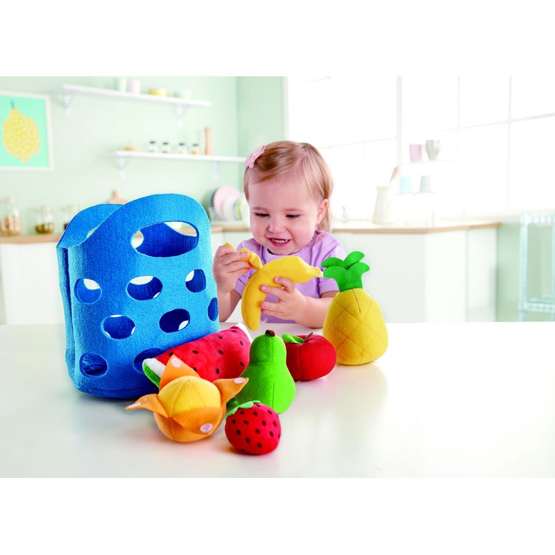 Jucarii, Copii si Bebe - Jucarii si jocuri - Jucarii de rol - Bucatarii copii - Hape cosuletul cu fructe - Infinity.ro