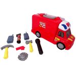 Jucarii, Copii si Bebe - Jucarii si jocuri - Vehicule si jucarii cu telecomanda - Masinute - Set jucarie salamandra kids masina pompieri si accesorii - Infinity.ro