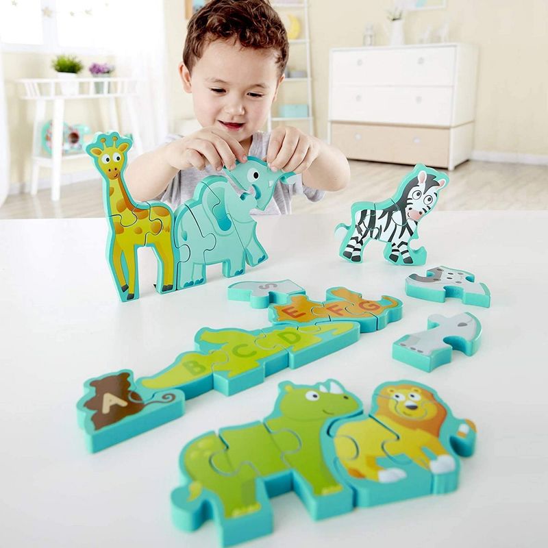Jucarii, Copii si Bebe - Jucarii si jocuri - Jocuri si puzzle - Puzzle - Hape puzzle alfabet alfabet - Infinity.ro