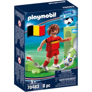 Playmobil Sports&Action - Jucator de fotbal, Belgia