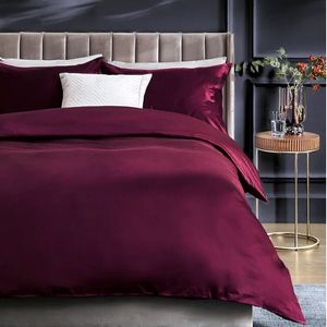 Lenjerie de pat Kotonia Home Hotel King Size, 100% bumbac, Damasc DeLux Saten, violet