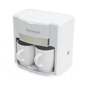 Cafetiera DUO Techwood TCA-202, 0.6L, 2 cani ceramice