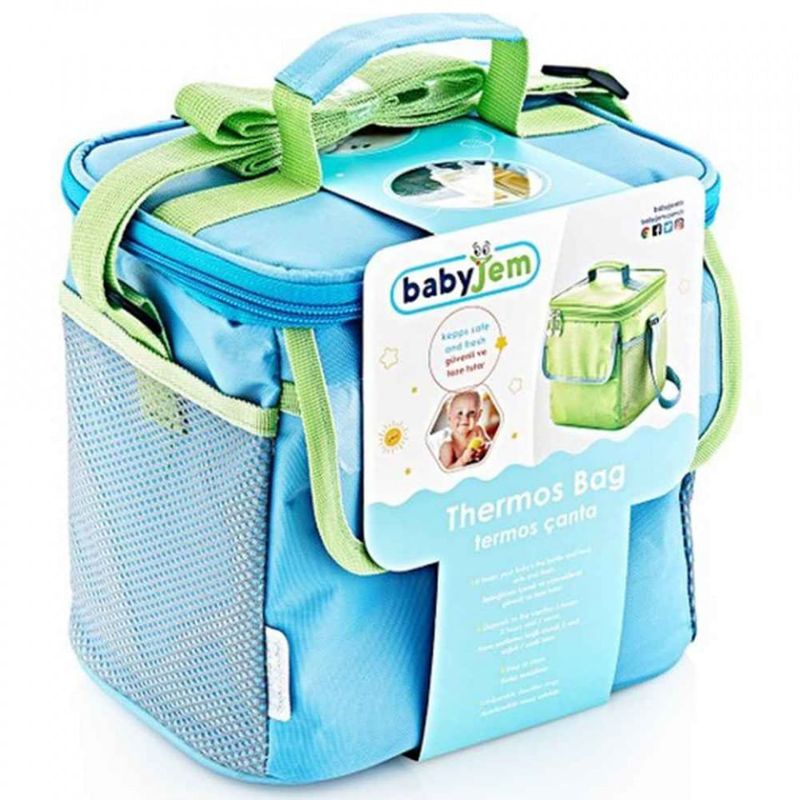 Jucarii, Copii si Bebe - Hrana si alaptare - Biberoane, suzete si accesorii hranire - Incalzitoare si termosuri bebe - Geanta termoizolanta BabyJem Thermos Bag, Roz - Infinity.ro