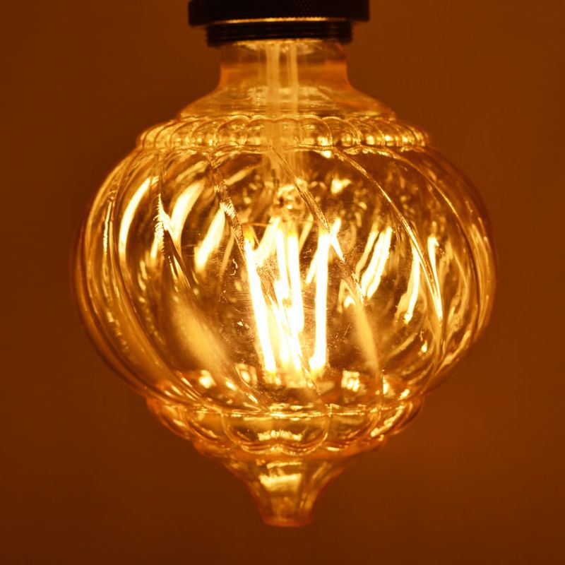 Casa si Gradina - Corpuri si surse de iluminat - Becuri si tuburi neon - Becuri - Bec LED Vintage 4W(40W) Braytron, LM125, E27, 350 lm, lumina calda (2200 K), clasa energetica G - Infinity.ro