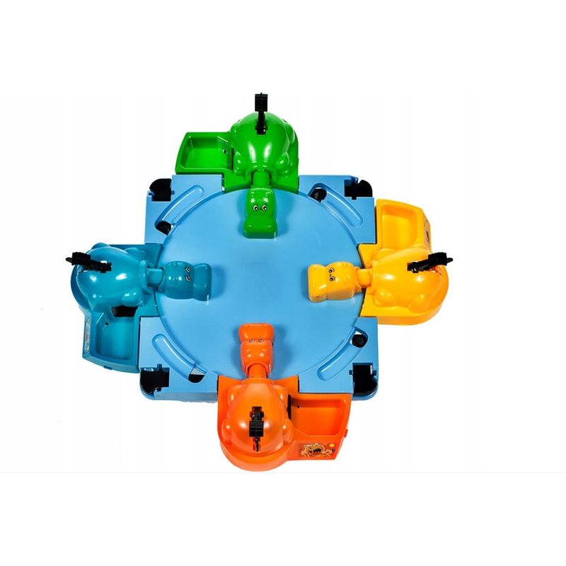 Jucarii, Copii si Bebe - Jucarii si jocuri - Jucarii & jocuri educative - Jucarii interactive - Joc interactiv, Hipopotamii Mancaciosi 4 jucatori Albastru - Infinity.ro