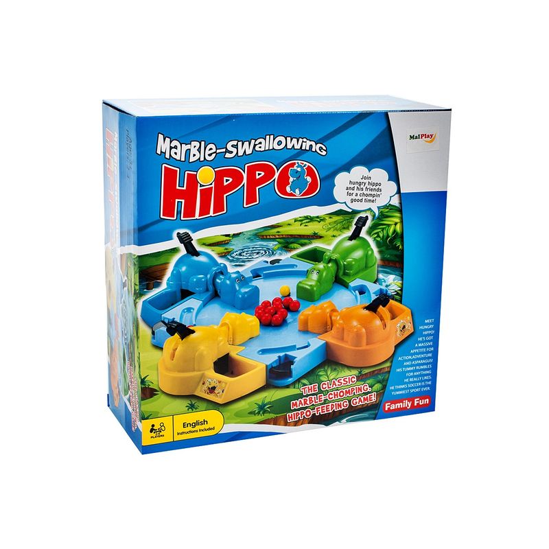 Jucarii, Copii si Bebe - Jucarii si jocuri - Jucarii & jocuri educative - Jucarii interactive - Joc interactiv, Hipopotamii Mancaciosi 4 jucatori Albastru - Infinity.ro