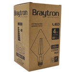 Casa si Gradina - Corpuri si surse de iluminat - Becuri si tuburi neon - Becuri - Bec LED Vintage 4W(40W) Braytron, CR110, E27, 350 lm, lumina calda (2200 K), clasa energetica G - Infinity.ro