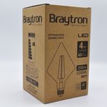 Casa si Gradina - Corpuri si surse de iluminat - Becuri si tuburi neon - Becuri - Bec LED Vintage 4W(40W) Braytron, CR110, E27, 350 lm, lumina calda (2200 K), clasa energetica G - Infinity.ro