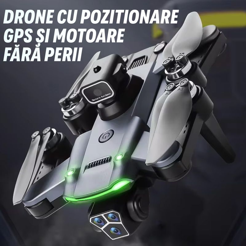 TV, Audio-Video si Foto - Camere de actiune si drone - Drone - Drona Nivazo S166, rotire 360 de grade, follow me, functie de evitarea obstacolelor, 20 de minute rezistenta bateriei, camera duala 4K, gesture selfie, aplicatie mobila, filmare si fotografiere - Infinity.ro