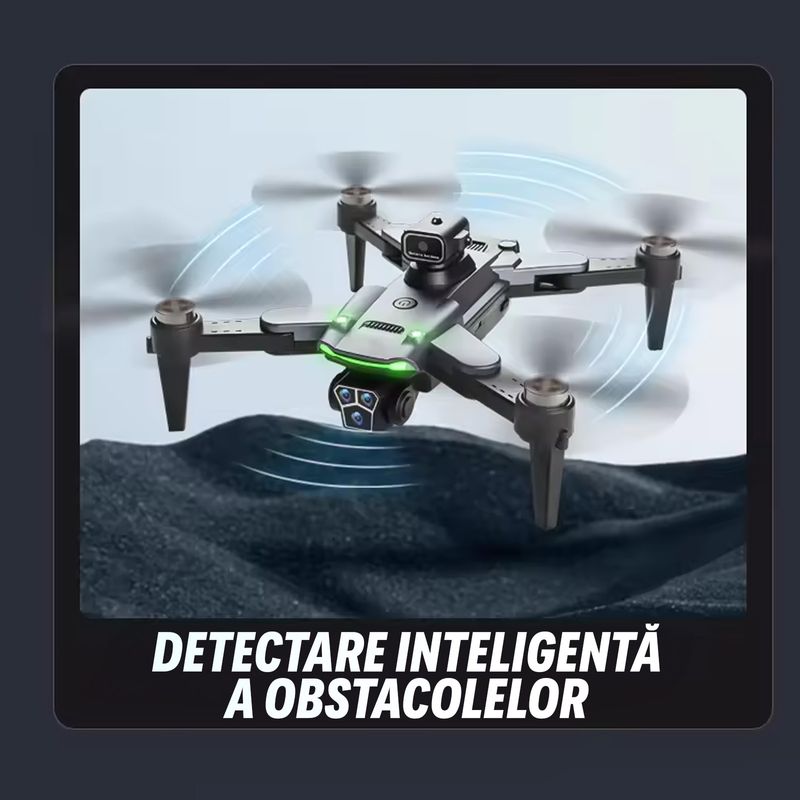 TV, Audio-Video si Foto - Camere de actiune si drone - Drone - Drona Nivazo S166, rotire 360 de grade, follow me, functie de evitarea obstacolelor, 20 de minute rezistenta bateriei, camera duala 4K, gesture selfie, aplicatie mobila, filmare si fotografiere - Infinity.ro