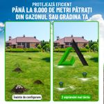 Casa si Gradina - Gradinarit si plante - Intretinere gradina - Articole daunatori gradina - Set 4 aparate anti cartite, Nivazo® AR08M, 3 moduri, acoperire 360°, raza actiune pana la 700㎡, baterie 200mAh, incarcare solara, vibratii, impermeabil IP65 - Infinity.ro