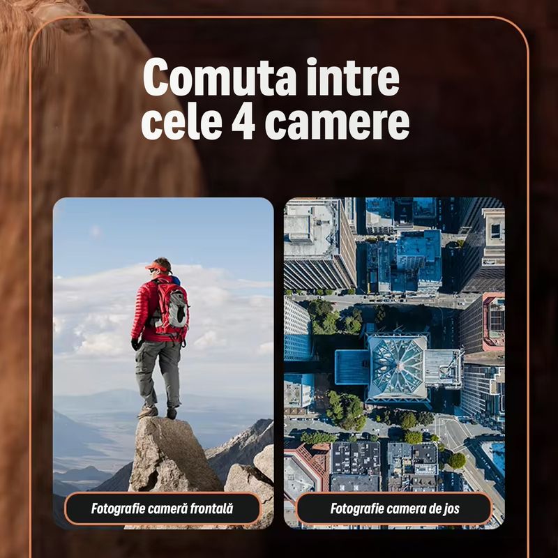 TV, Audio-Video si Foto - Camere de actiune si drone - Drone - Drona Nivazo P11 Pro Max, rotire 360 de grade, follow me, functie de evitarea obstacolelor, 20 de minute rezistenta bateriei, camera duala 8K, gesture selfie, zoom 50x, aplicatie mobila, filmare si fo - Infinity.ro