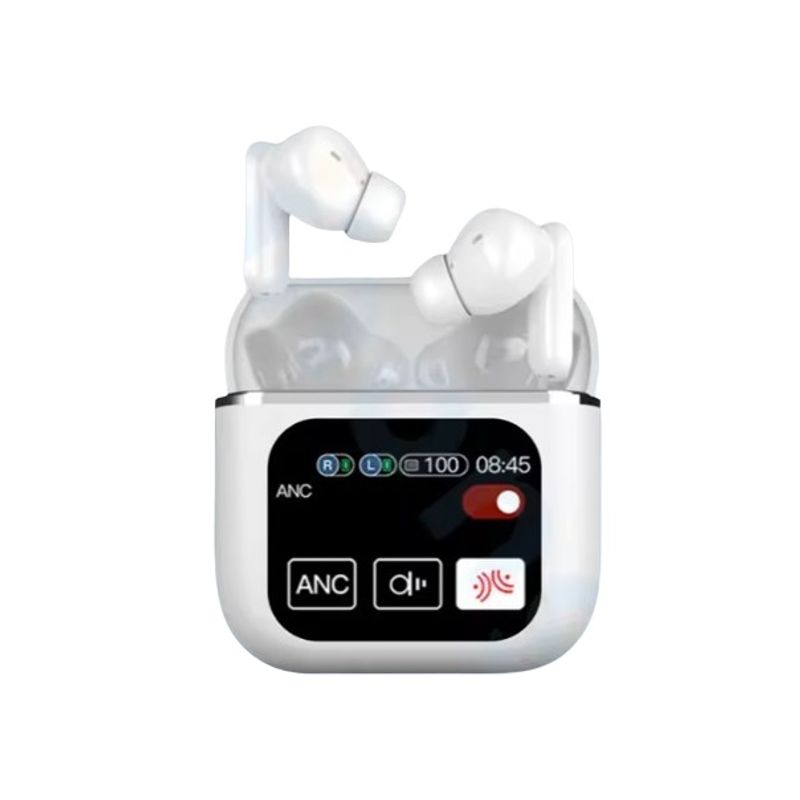 TV, Audio-Video si Foto - Portabile audio - Casti audio - Casti Wireless SE60 TWS cu Ecran Tactil LCD de 1.9 Inch, ANC+ENC, Bluetooth 5.4, Sunet HIFI, Autonomie stand by 80h ALB - Infinity.ro