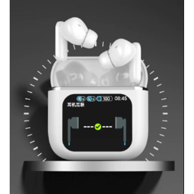 TV, Audio-Video si Foto - Portabile audio - Casti audio - Casti Wireless SE60 TWS cu Ecran Tactil LCD de 1.9 Inch, ANC+ENC, Bluetooth 5.4, Sunet HIFI, Autonomie stand by 80h ALB - Infinity.ro