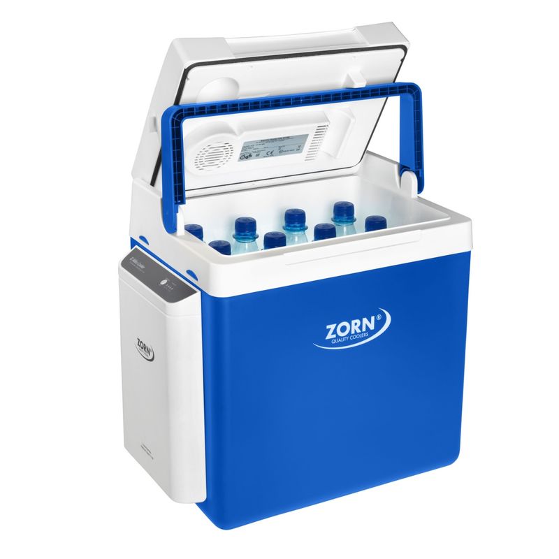 Sport si Outdoor - Camping - Bucatarie de camping - Cutii si genti frigorifice - Lada frigorifica auto si camping ZORN Z 26 LNE, 25 litri, alimentare 12V/230V + acumulator extern, racire-incalzire, - Infinity.ro