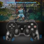 PC, gaming si accesorii - Gaming - Accesorii gaming - Controlere, Volane si Casti gaming - Wireless Controller Compatibil PS3 MRG MP3 , DoubleShock 3, Vibratii, Negru - Infinity.ro