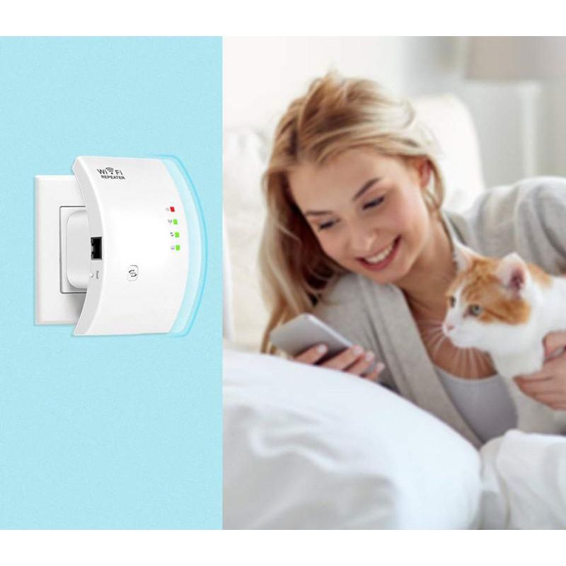 PC, gaming si accesorii - Retelistica - Wireless - Adaptoare wireless - Amplificator Retea Wi-Fi MRG M539, 300 Mbps, WLAN 2.4 GHz, Alb - Infinity.ro