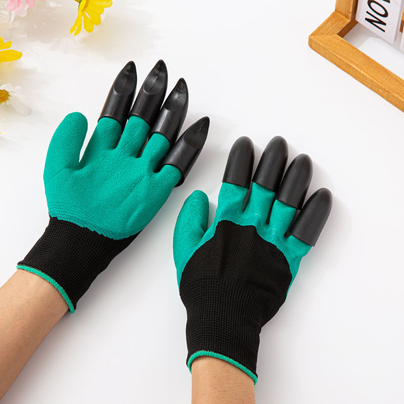 Casa si Gradina - Constructii - Echipamente de lucru - Manusi protectia muncii - Set 2x Manusi de Protectie Gradinarit MRG MTEK034, cu Gheare, Universale - Infinity.ro