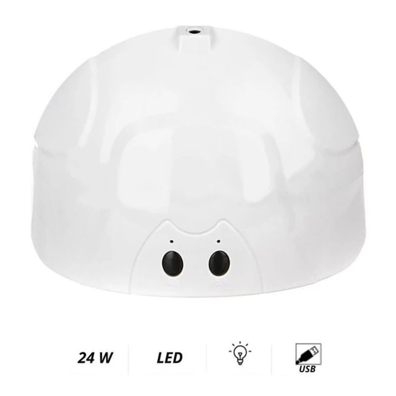 Ingrijire personala si Cosmetice - Aparate & accesorii ingrijire personala - Aparate cosmetice - Aparate pentru manichiura-pedichiura - Lampa Unghii UV Led MRG MK2, 24w, 8 LED, Temporizator, Portabila - Infinity.ro