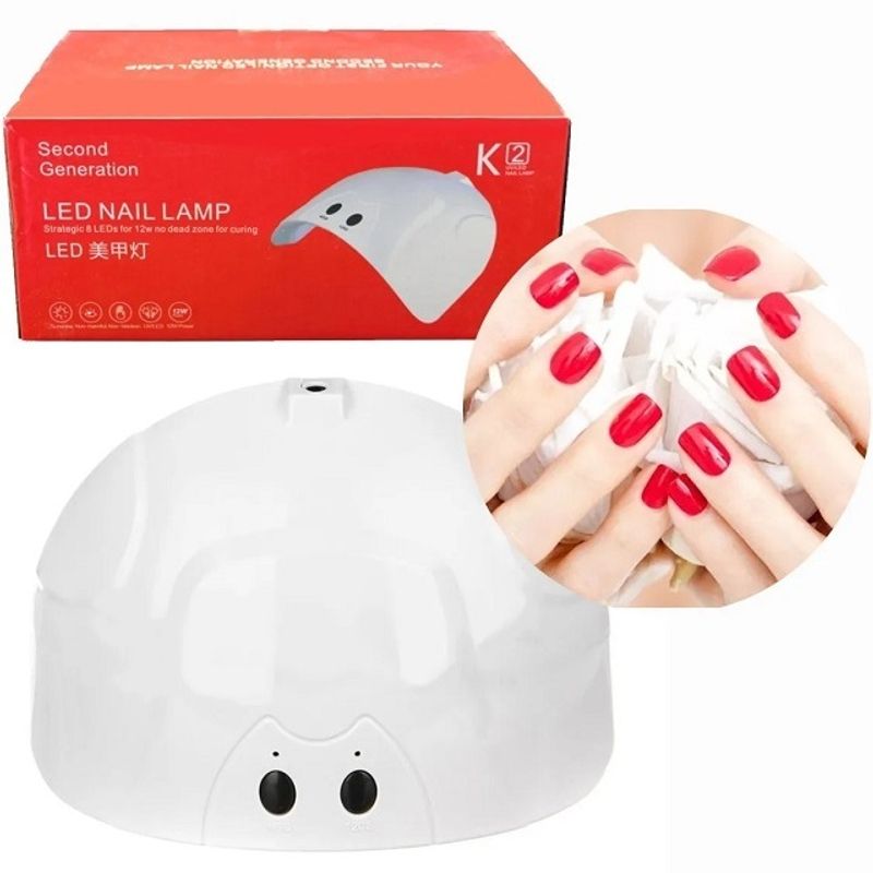 Ingrijire personala si Cosmetice - Aparate & accesorii ingrijire personala - Aparate cosmetice - Aparate pentru manichiura-pedichiura - Lampa Unghii UV Led MRG MK2, 24w, 8 LED, Temporizator, Portabila - Infinity.ro
