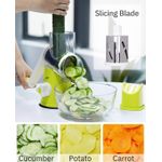 Casa si Gradina - Bucatarie si vesela - Ustensile bucatarie - Razatori si curatatoare - Razatoare Manuala Multifunctionala MRG M891 , Pentru Legume, Rotativa,  3 in 1 - Infinity.ro