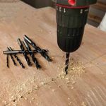 Casa si Gradina - Constructii - Scule electrice si accesorii - Seturi si accesorii pentru gaurit si insurubat - Set 8 Burghie Lemn MRG M940, Cap Plat, De la 3 mm la 10 mm - Infinity.ro